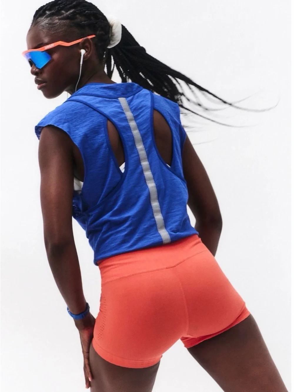 Free People Electric Blue Sleeveless Tank Top - Picture 3 of 5